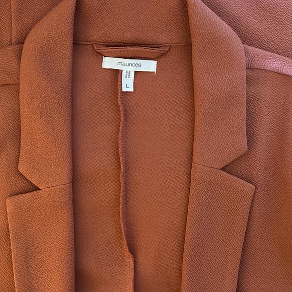Rust Colored Maurices Blazer - Size Large - Picture 5 of 5